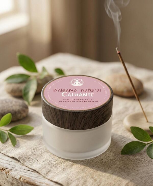 Bálsamo Calmante Natural com Ghee e Lavanda