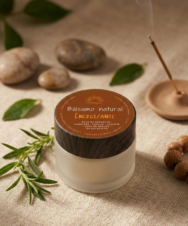 Bálsamo Energizante Natural com Gengibre e Canela